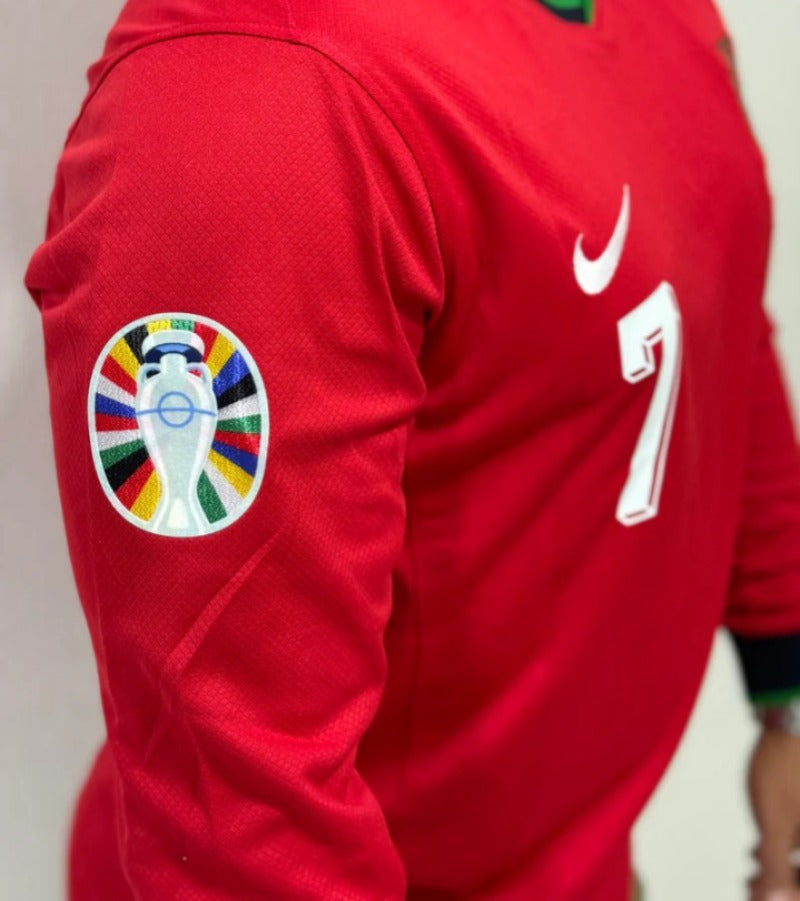 Camisa Portugal 2024/25 Manga Longa- Ronaldo