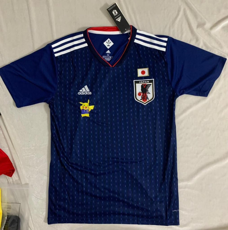 Camisa Japão 2018- Versão Retrô- Edição Especial Pikachu