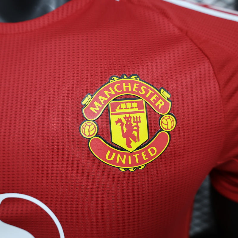 Camisa Manchester United 24/25 - Adidas Jogador Lançamento