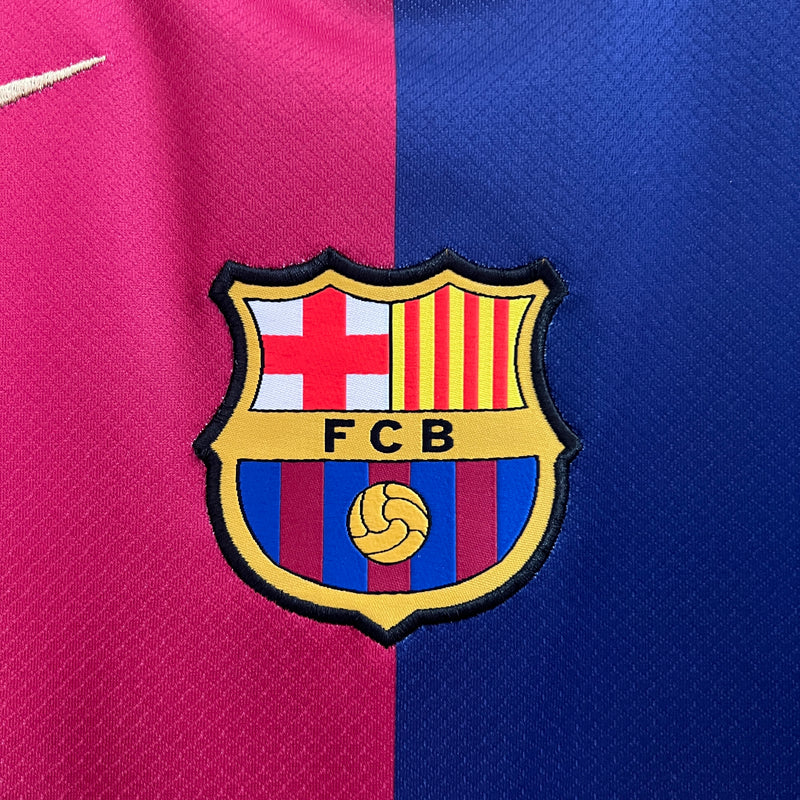 Barcelona Home 24/25 - Torcedor Masculina - Lançamento
