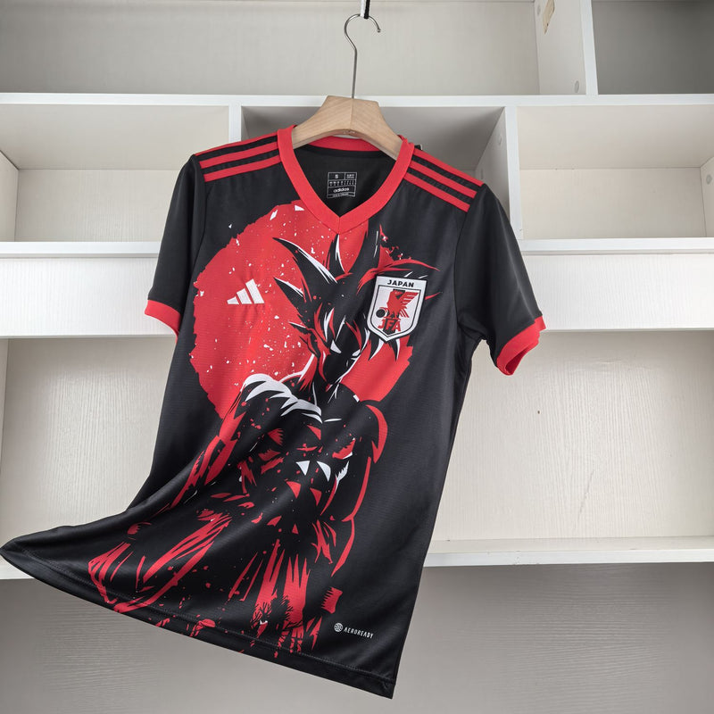 Camisa Japão Anime Goku 24/25 -Vermelha Adidas Lançamento