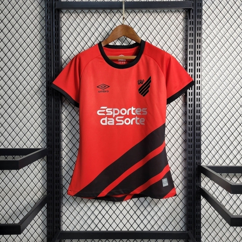 Camisa Athletico Paranaense Home 23/24 - Umbro Feminina - Lançamento