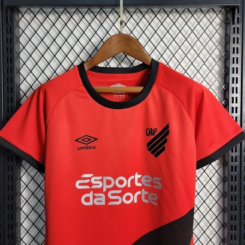 Camisa Athletico Paranaense Home 23/24 - Umbro Feminina - Lançamento