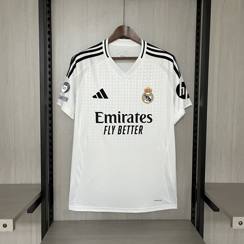 Camisa Real Madrid Home 24/25- Adidas Torcedor Masculina Lançamento