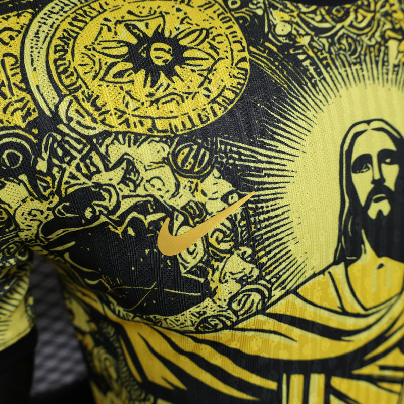 Camisa Brasil Edição Especial Cristo 24/25 - Versão Jogador - Nike Lançamento