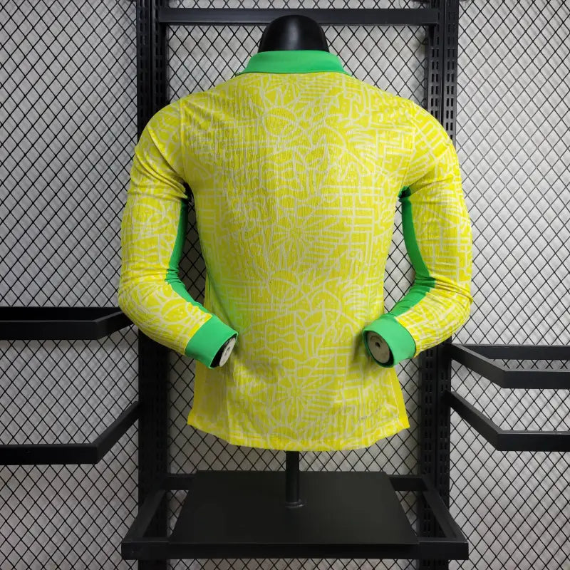 Camisa Brasil Home 24/25 - Nike Manga Comprida Jogador - Lançamento