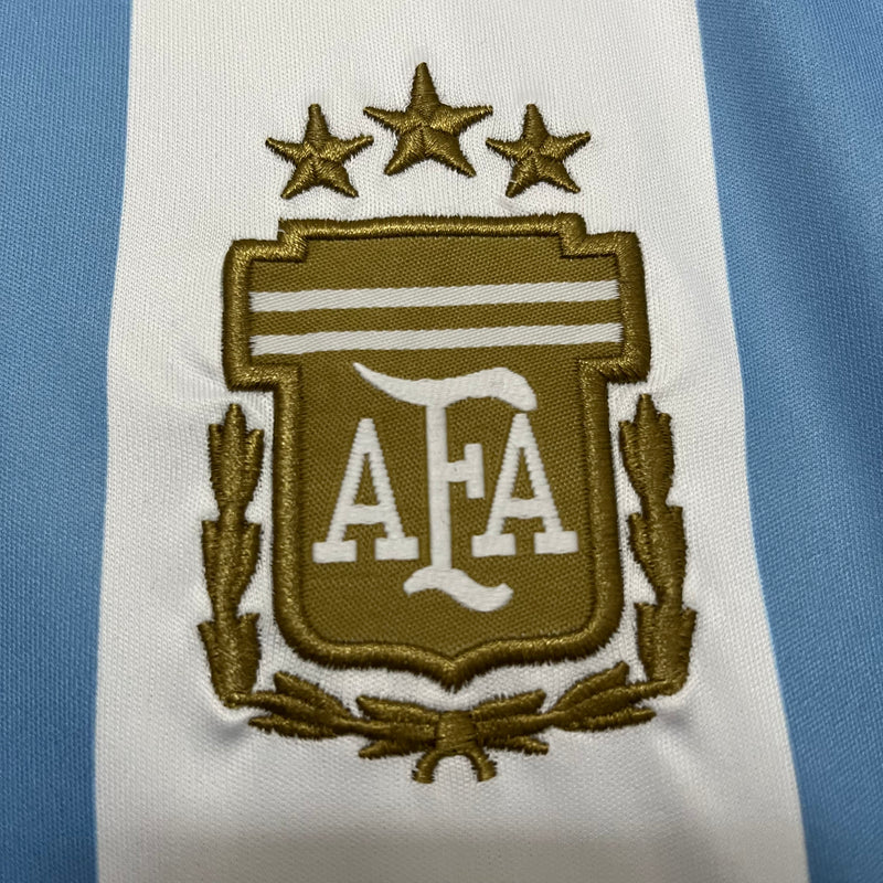 Kit Infantil Argentina Titular 24/25 - Adidas Lançamento