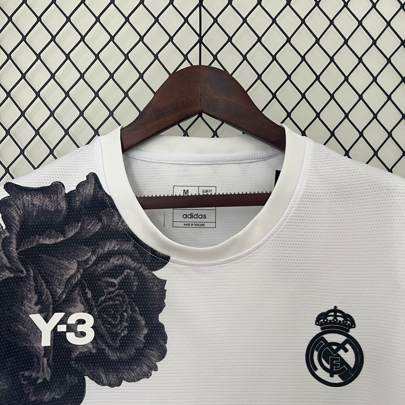 Camisa Real Madrid Y3 Branca 24/25 - Versão Torcedor Lançamento