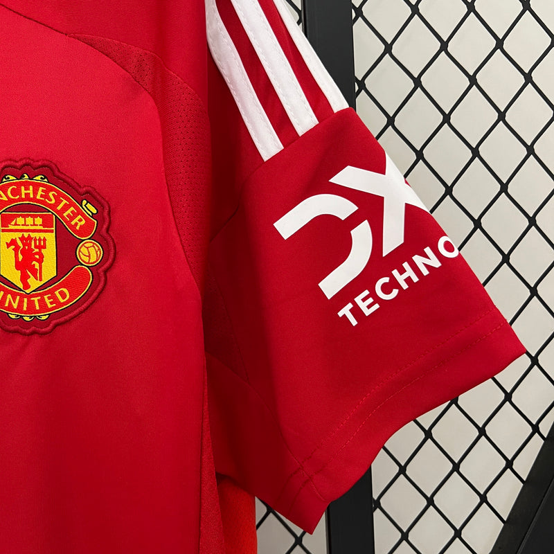 Camisa Manchester United Home 24/25 - adidas Torcedor Masculina - Lançamento