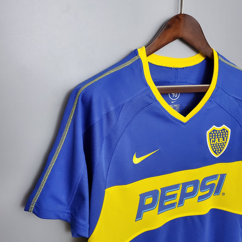 Camisa Boca Juniors Titular 03/04 - Versão Retro