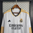 Camisa Real Madrid Home Manga Comprida 23/24 - Adidas Torcedor Masculina - Torcedor