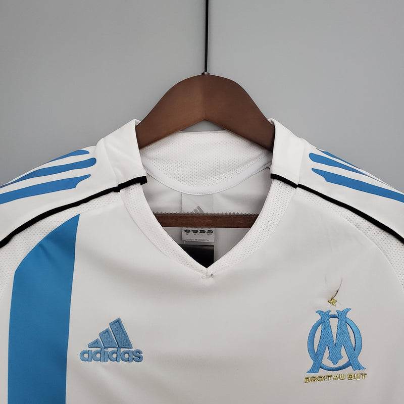 Camisa Olympique de Marseille Titular 05/06 - Versão Retro