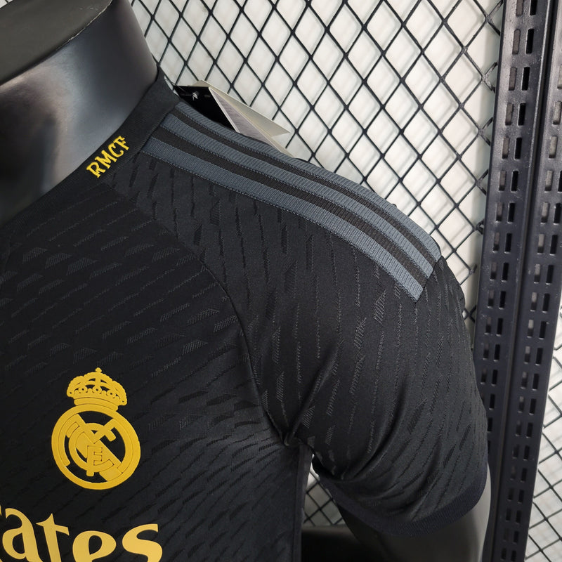 Camisa Real Madrid Away Preta III 23/24 - Versão Jogador Masculina