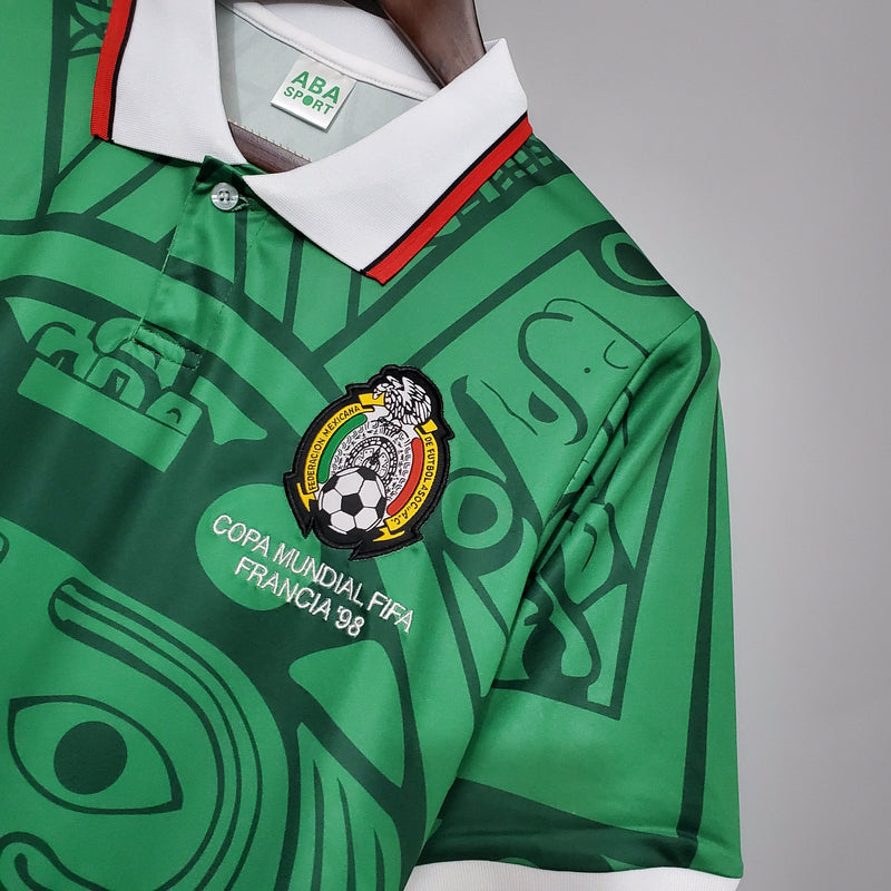 Camisa México Titular 1998 - Versão Retro