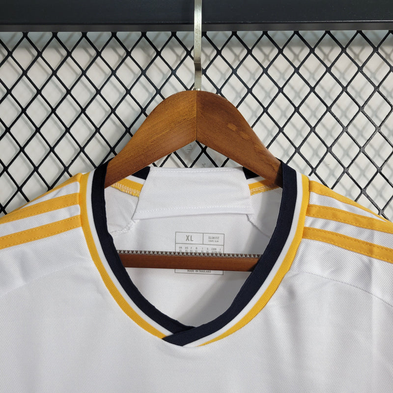 Camisa Real Madrid Home Manga Comprida 23/24 - Adidas Torcedor Masculina - Torcedor
