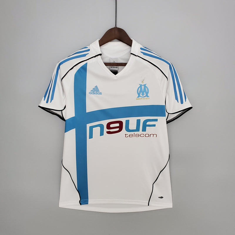 Camisa Olympique de Marseille Titular 05/06 - Versão Retro