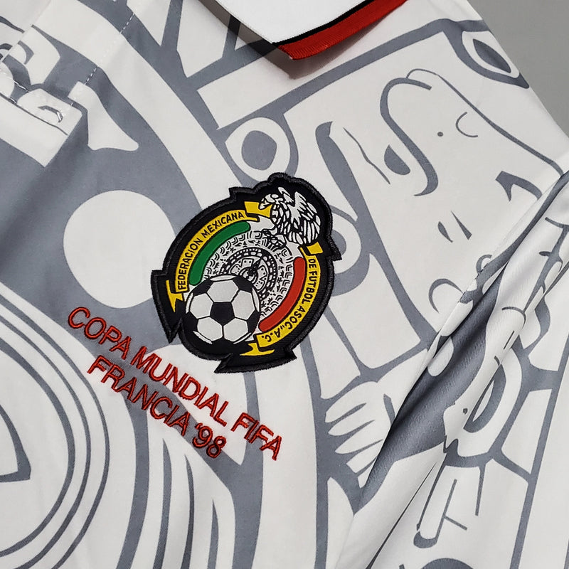 Camisa México Reserva 1998 - Versão Retro