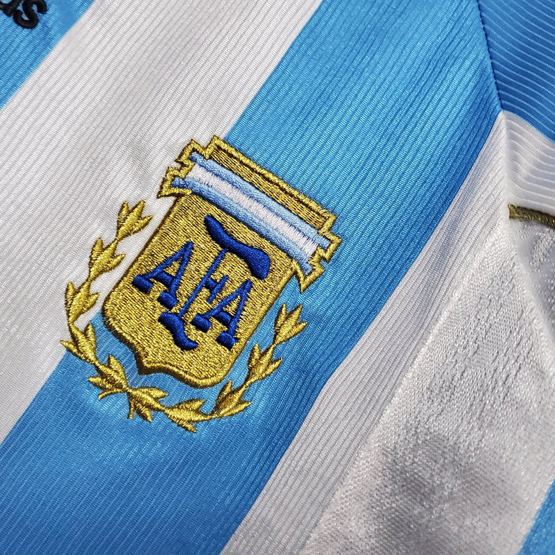 Camisa Argentina Titular 1998 - Versão Retro