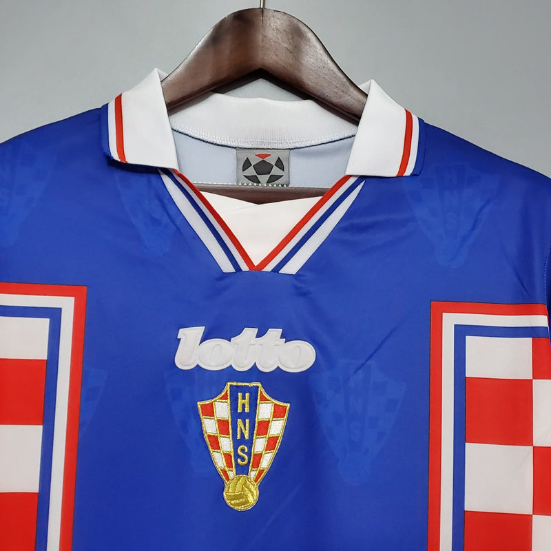 Camisa Croácia Reserva 1998 - Versão Retro