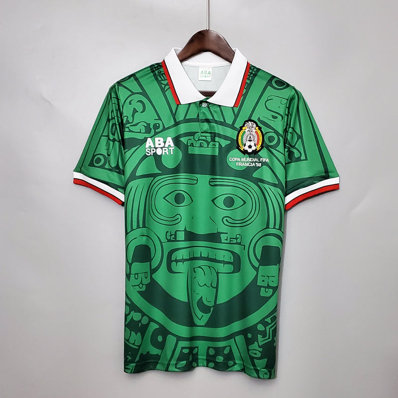 Camisa México Titular 1998 - Versão Retro