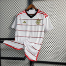 Camisa Flamengo Fora Branca 23/24 - Adidas Torcedor Masculina