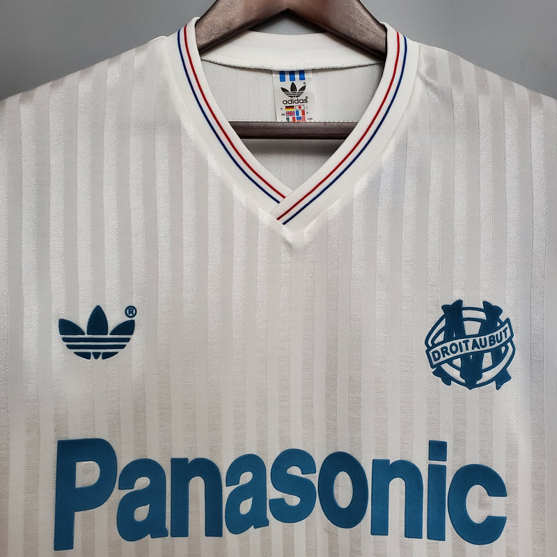 Camisa Olympique de Marseille Titular 90/91 - Versão Retro