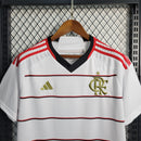 Camisa Flamengo Fora Branca 23/24 - Adidas Torcedor Masculina